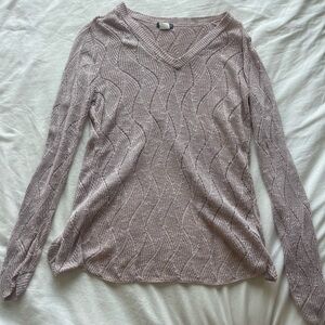 Venus split back sweater